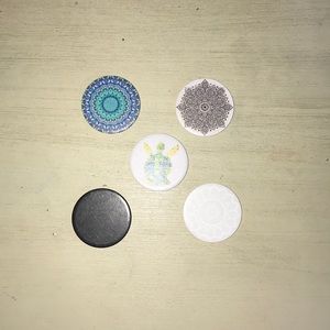 5 Pop Socket Tops!